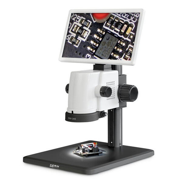 Kern Microscopio OIV 345, digitale, 0,7x-4,5x, LED, Al, HDMI