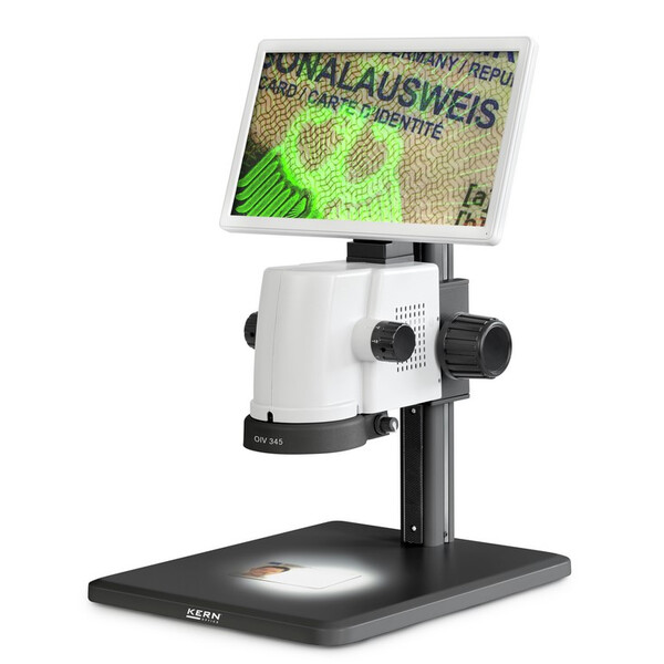 Kern Microscopio OIV 345, digitale, 0,7x-4,5x, LED, Al, HDMI
