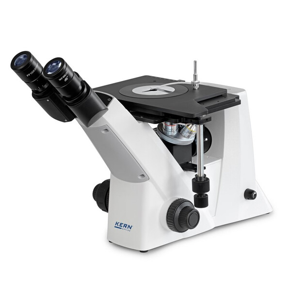Kern Microscopio invertito OLM 170, POL, trino, inverso, 5x-50x, Al, LED 5W