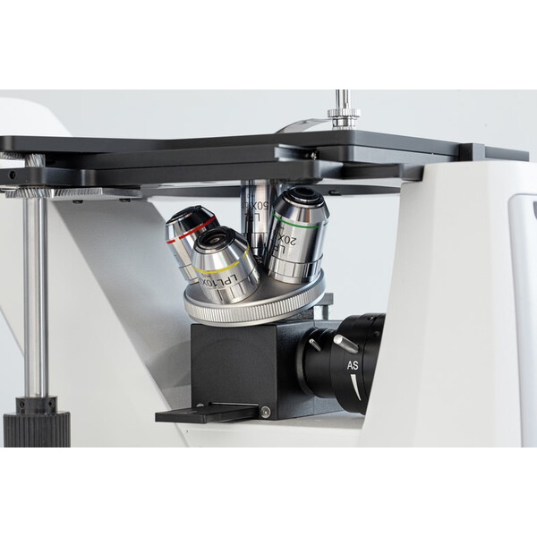 Kern Microscopio invertito OLM 170, POL, trino, inverso, 5x-50x, Al, LED 5W