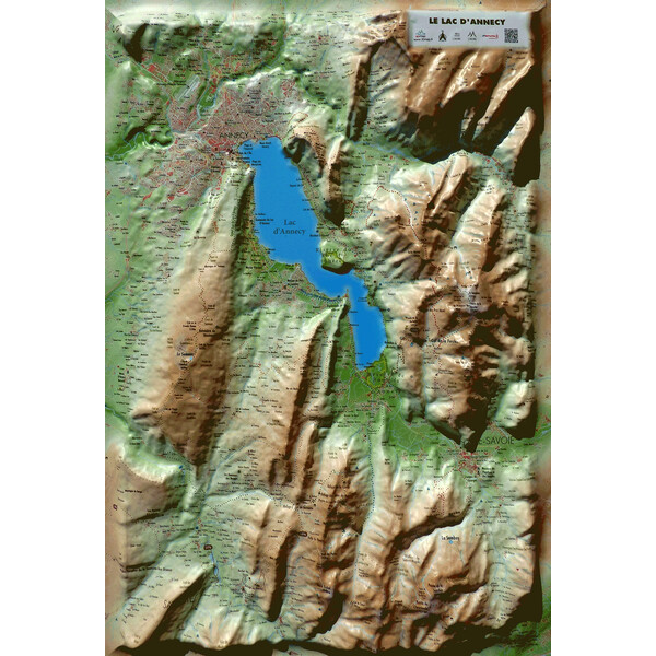 3Dmap Mappa Regionale Le Lac d'Annecy