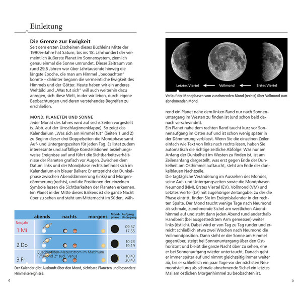 Kosmos Verlag Annuario Was tut sich am Himmel 2025