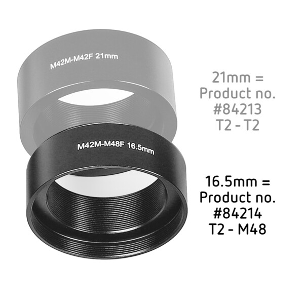 Omegon Adattore T2-M48 Adapter 16.5mm