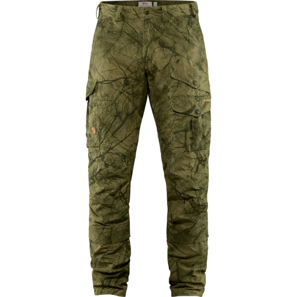 Fjällräven Pantaloni da caccia Barents Pro M, 626-662 Green Camo-Deep Forest, 50