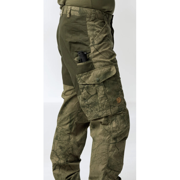 Fjällräven Pantaloni da caccia Barents Pro M, 626-662 Green Camo-Deep Forest, 50