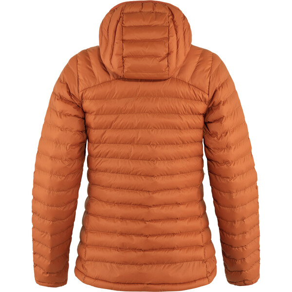 Fjällräven Expedition Lätt Felpa con cappuccio W, 243 Terracotta Brown, L