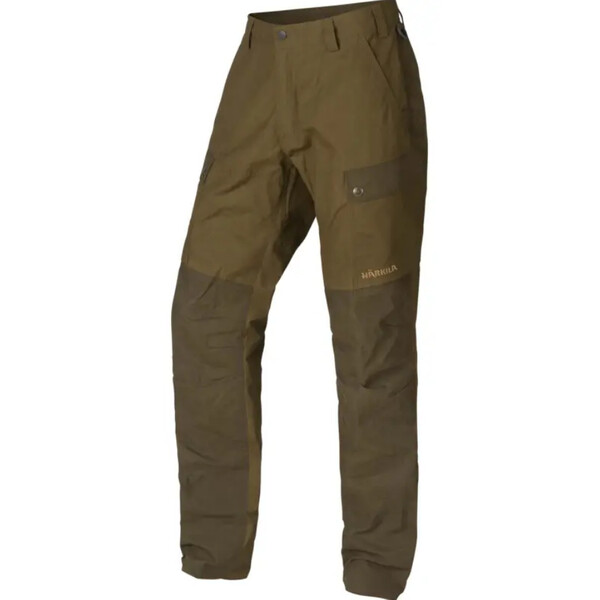 Härkila Pantaloni Asmund, verde oliva scuro/verde salice, taglia 50