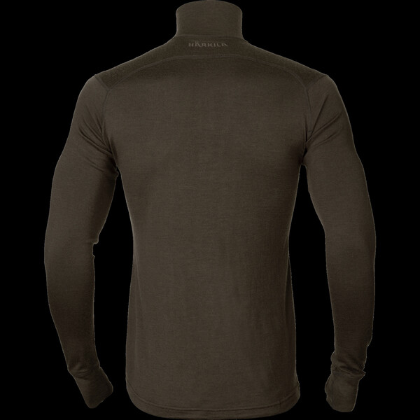 Härkila Base All Season half zip marrone scuro, M