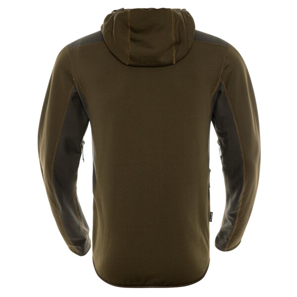 Härkila Felpa con cappuccio Deer Stalker, verde salice/marrone ombra taglia XXL