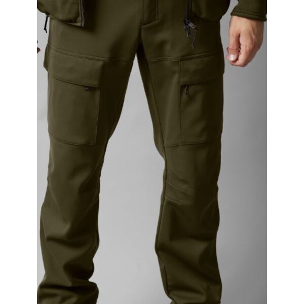 Härkila Pantaloni Deer Stalker Light, verde salice/marrone ombra taglia 54