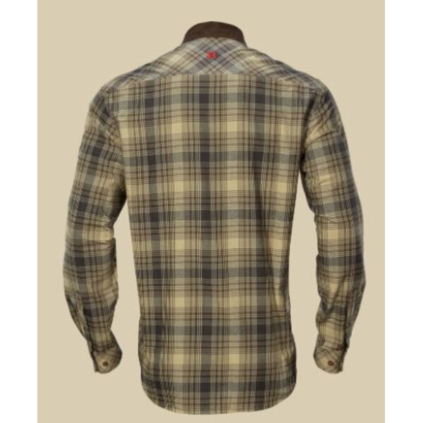 Härkila Camicia Driven Hunt, fantasia a quadri teck chiaro, taglia L