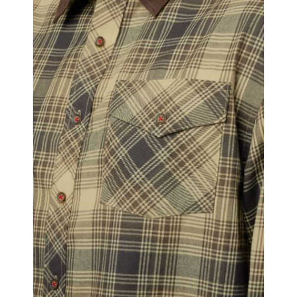 Härkila Camicia Driven Hunt, fantasia a quadri teck chiaro, taglia L