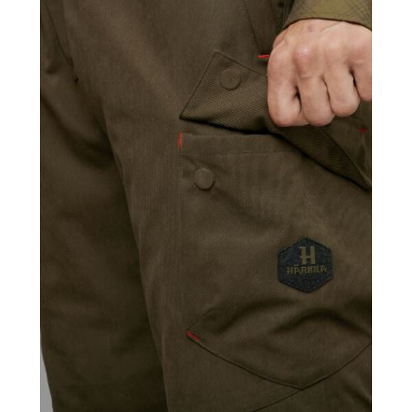 Härkila Pantaloni Driven Hunt HWS Insulated, verde salice, taglia 52
