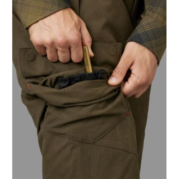 Härkila Pantaloni Driven Hunt HWS Insulated, verde salice, taglia 52