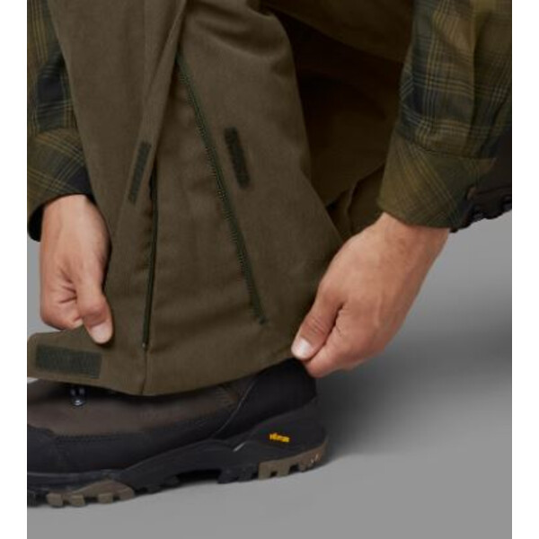 Härkila Pantaloni Driven Hunt HWS Insulated, verde salice, taglia 52
