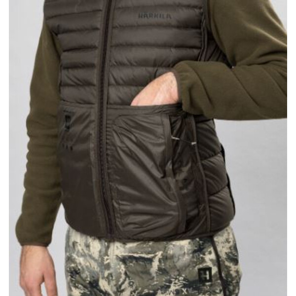 Härkila Gilet Mountain Hunter Expedition rev. Down AXIS MSP Mountain/Shadow brown, L