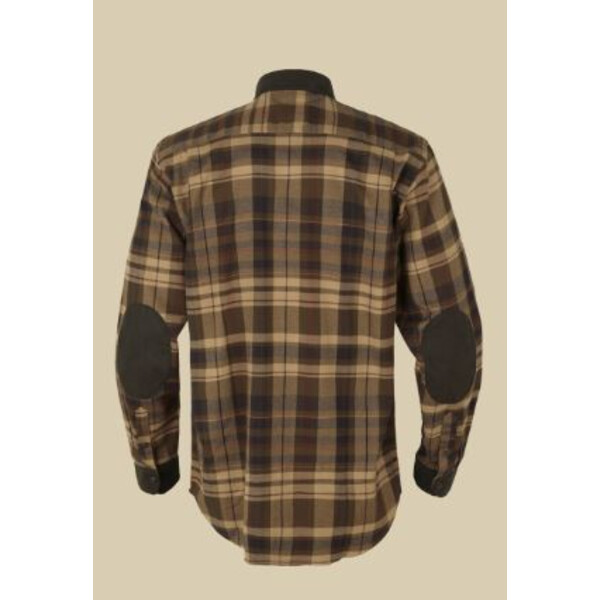 Härkila Camicia Pajala, beige/marrone, taglia XL