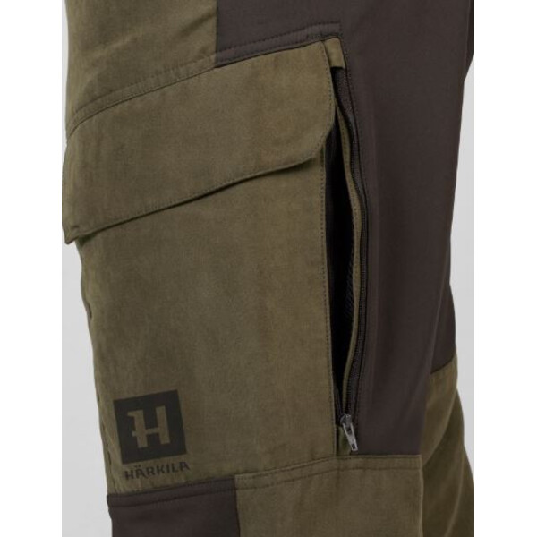 Härkila Pantaloni scandinavi , verde salice/marrone scuro, taglia 50
