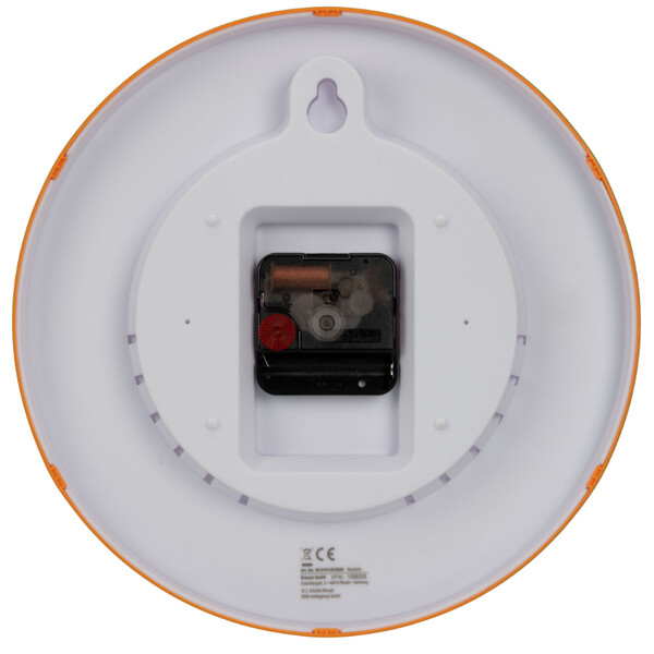 DieMaus Orologio da parete per bambini arancione