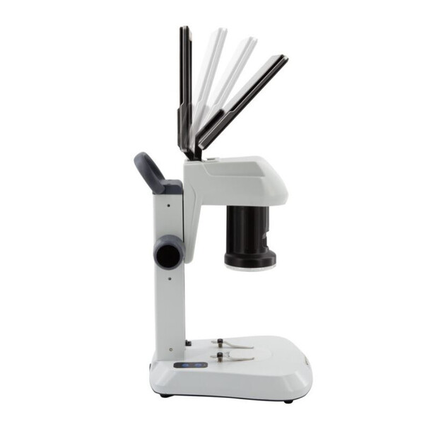 Optika, Microscopio, SFX-85V, Zoom digitale, monitor da 9", 8x-54x, LED, Luce trasmessa e riflessa