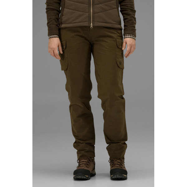 Härkila Retrieve Lady Pants, Warm olive, taglia 40