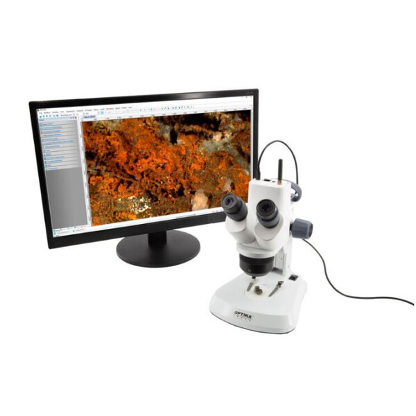 Optika Microscopio , SFX DigitalDigital WI-FI, 10x 20x 40x, LED, Luce trasmessa e riflessa