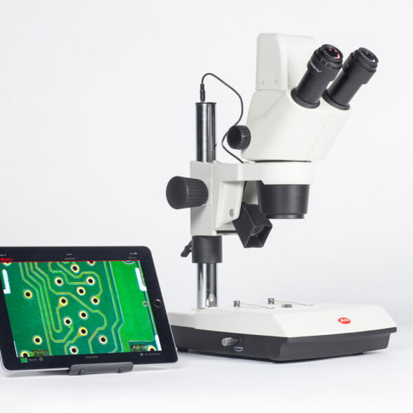Motic Microscopio SMZ-171iX, digital, 7.5x-50x, w.d. 110mm, 4 MP, 1/3", Wifi/Lan