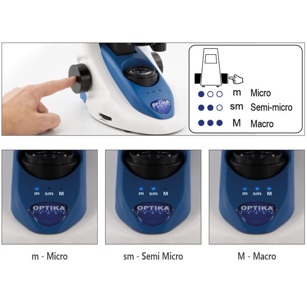 Optika Microscopio , Mikrokskop, B-190TBPL+, digital, 5 MP, USB, 30 fps, 40-1000X, PLAN