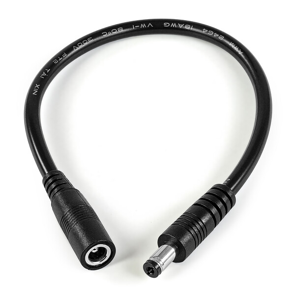 Omegon Cavo Adattore 5,5-2,5 (femmina, pin) - 5,5-2,1 (maschio)