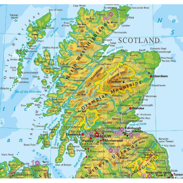 Stiefel Mappa The British Isles and Ireland (68 x 98 cm)