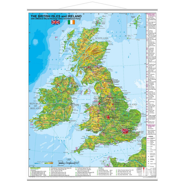 Stiefel Mappa The British Isles and Ireland (68 x 98 cm)