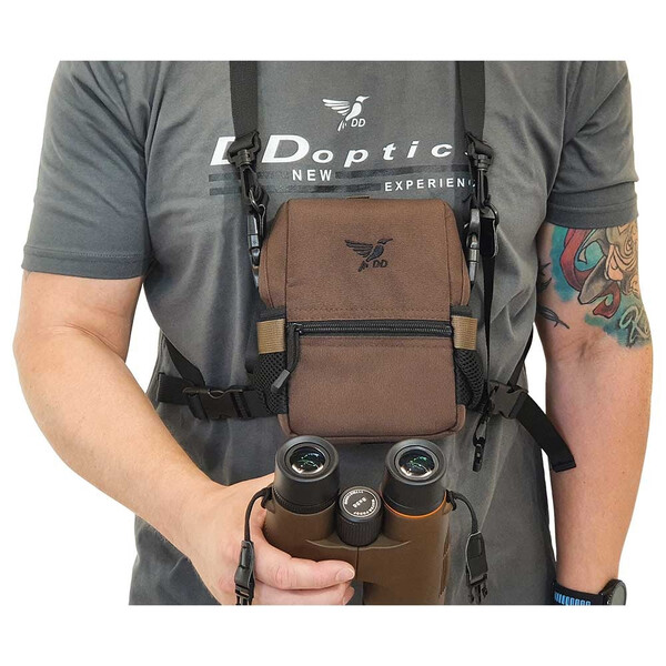 DDoptics Borsa per binocolo Harness marrone