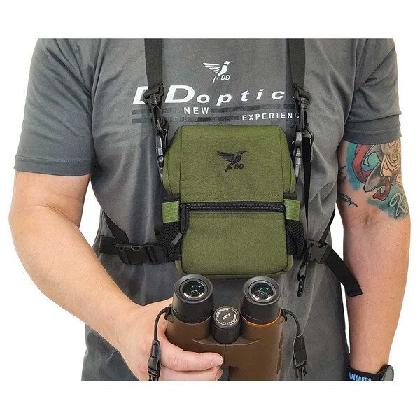 DDoptics Borsa per binocolo Harness verde