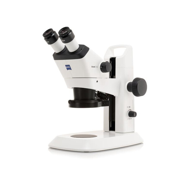 ZEISS Microscopio stereo zoom Stemi 355, C Mat, trino, w.d. 110 mm, 10x/23, 5,5:1, 7,2x-40x, AL, RL C LED, ESD