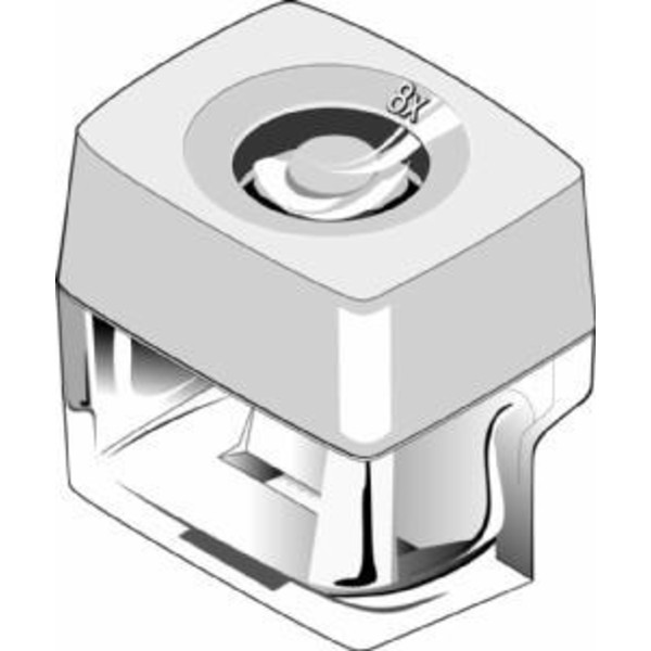 Euromex Microlente d'ingrandimento 8x, 10 mm/100 pezzi