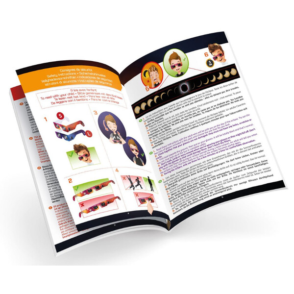 Buki Occhiali per eclissi solare Family Pack