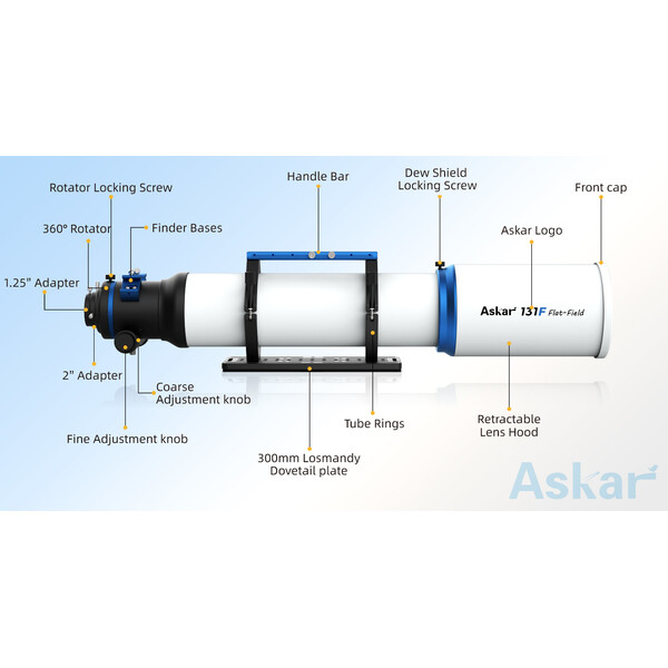 Askar Rifrattore Apocromatico AP 131/983 131F Flatfield