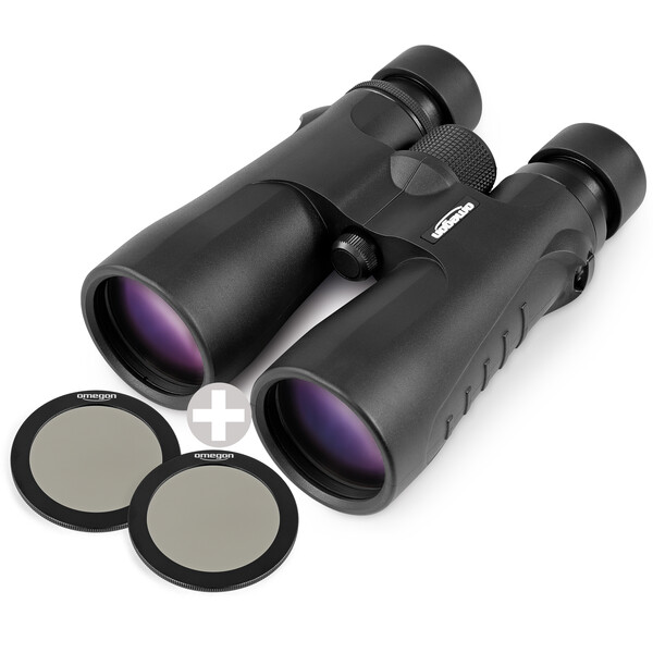 Omegon Binocolo Blackstar 2.0 10x50 + 2 filtri solari