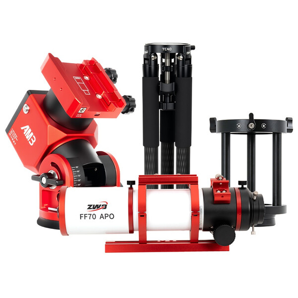 ZWO Rifrattore Apocromatico AP 70/490 FF70 AM3N+PE160+TC40