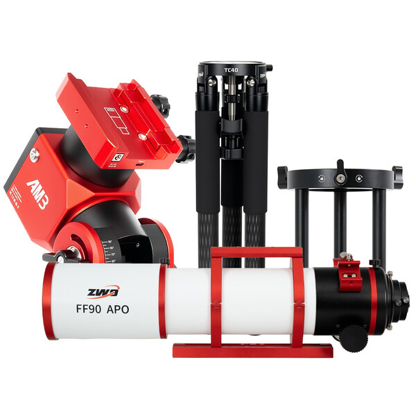 ZWO Rifrattore Apocromatico AP 90/609 FF90 AM3N+PE160+TC40