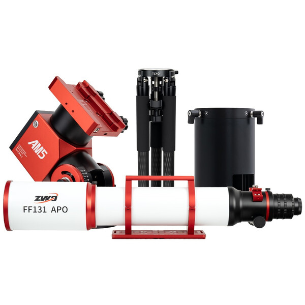 ZWO Rifrattore Apocromatico AP 131/983 FF131 AM5N+PE200+TC40