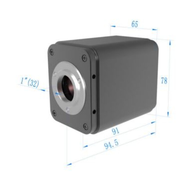 ToupTek Fotocamera ToupCam X5FCAM4K8MPA 4K con autofocus, a colori, CMOS, 1\1,8", 2 µm, 60 fps, 8 MP, HDMI, USB 3.0