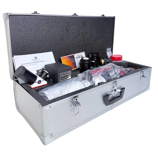 Lunt Solar Systems Telescopio Solare ST 100/700 LS100MT Ha / B1800 PT DS Premium PLUS Kit