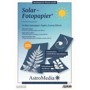 AstroMedia Kit : Carta fotografica solare DIN A4, 10 fogli