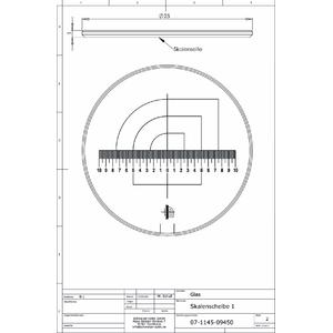 Schweizer Lente d`Ingrandimento Scala 1 per lenti d'ingrandimento da appoggio Tech-Line