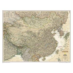 National Geographic Mappa Carta antica della Cina