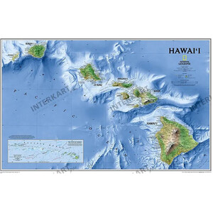 National Geographic Mappa Hawaii (89 x 58 cm)