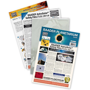 Baader Pellicola filtrante Filterfolie AstroSolar® Safety Folie OD 5.0, 20x29cm