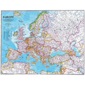 National Geographic Mappa Continentale Europa politica