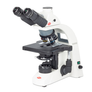 Motic Microscopio BA310E, trino, BF, infinity, EC-plan, achro, 40x - 1000x, Hal. 30W, LED (opt.)